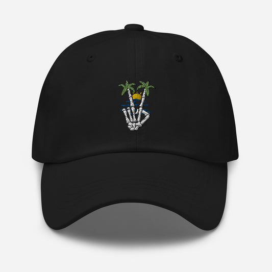 Skeleton Beach Vibes Dad Hat