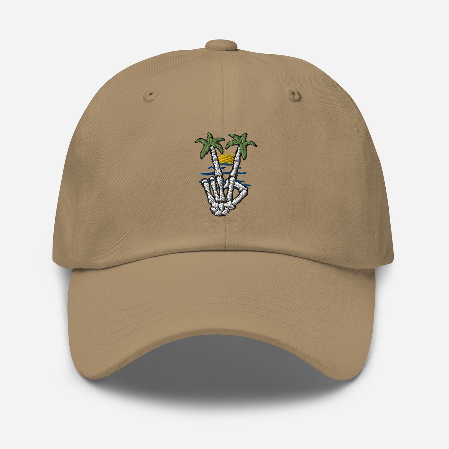 Skeleton Beach Vibes Dad Hat