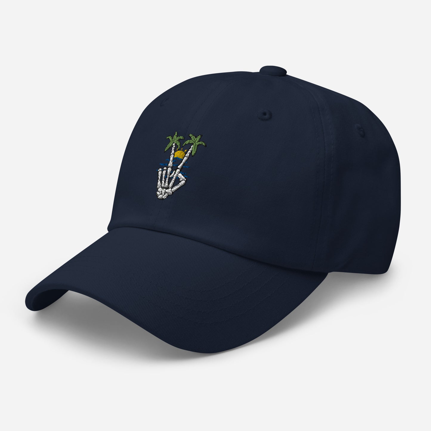 Skeleton Beach Vibes Dad Hat