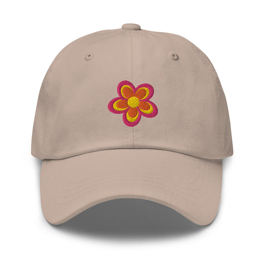 Retro Flower Dad Hat