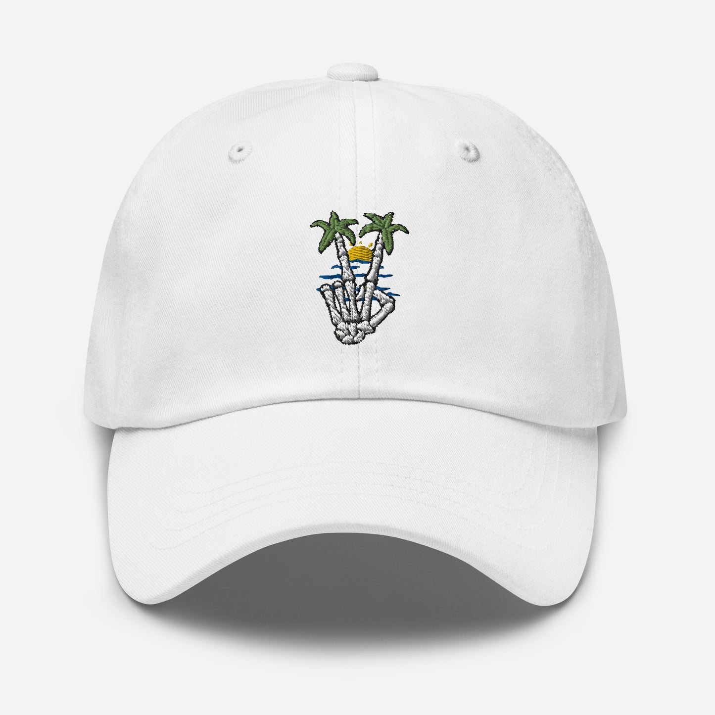 Skeleton Beach Vibes Dad Hat