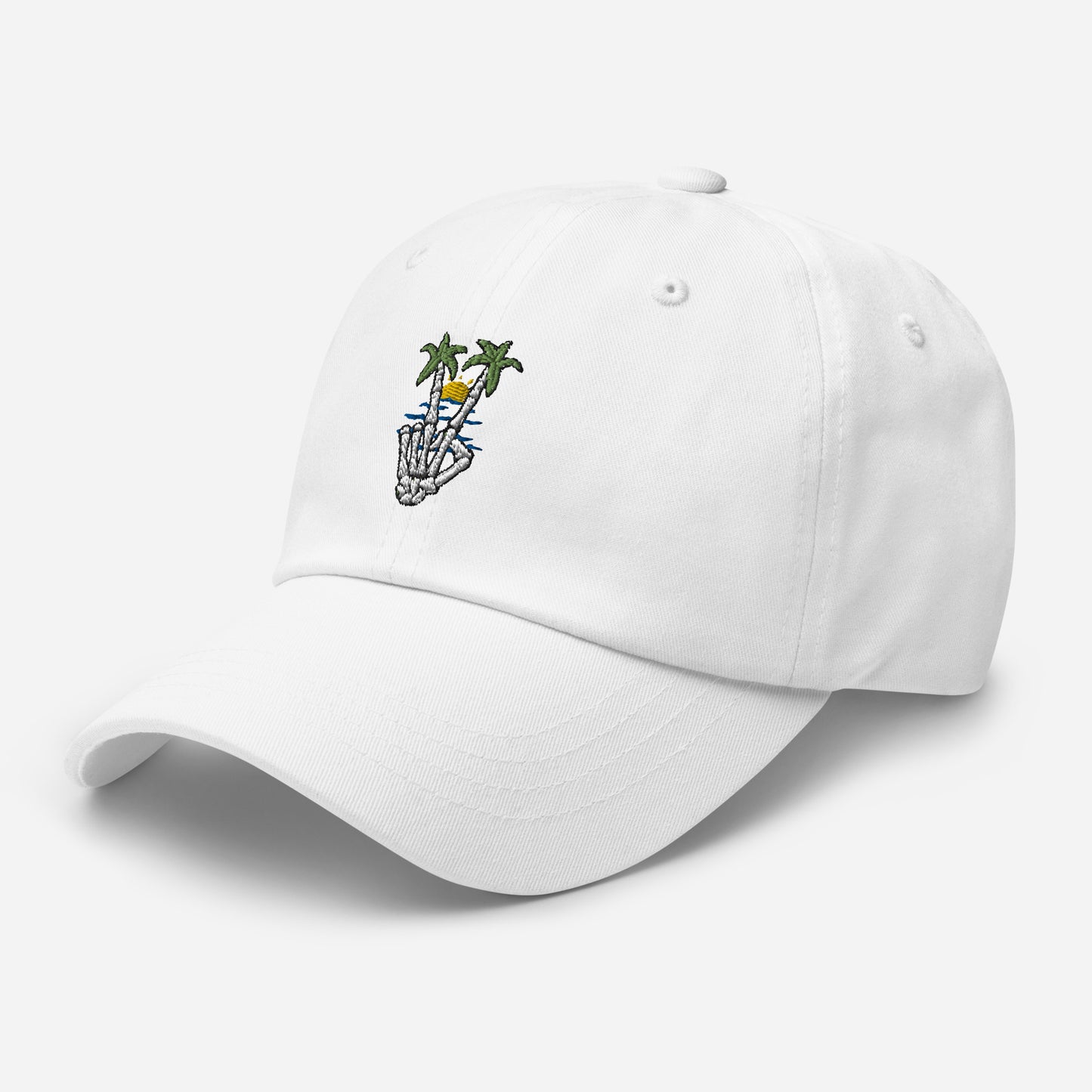 Skeleton Beach Vibes Dad Hat