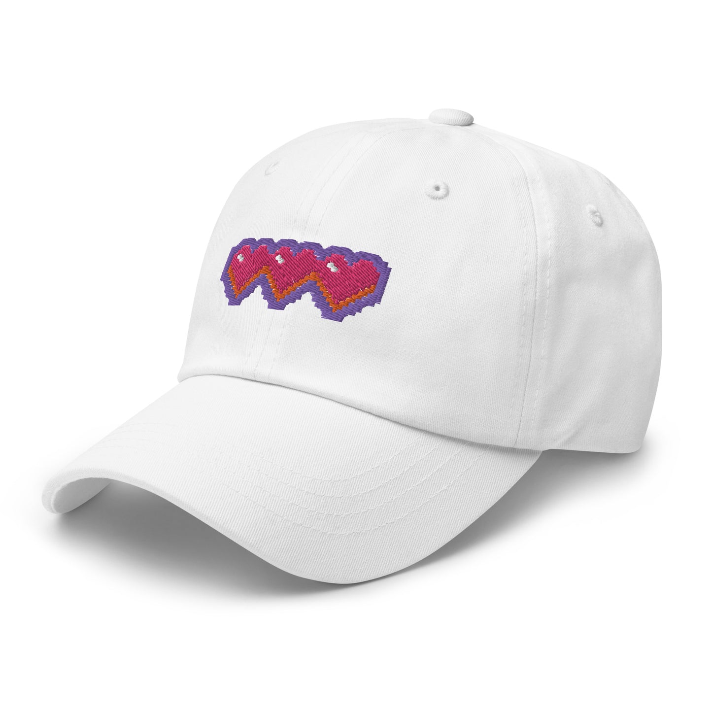 Pixel Hearts Dad Hat