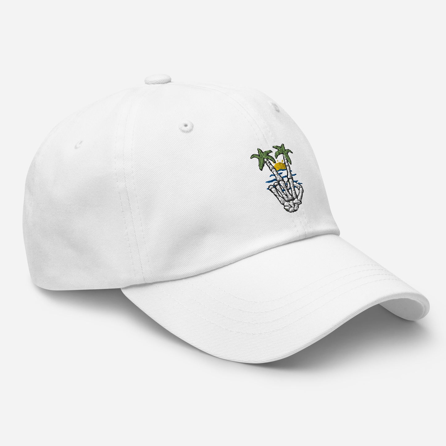 Skeleton Beach Vibes Dad Hat