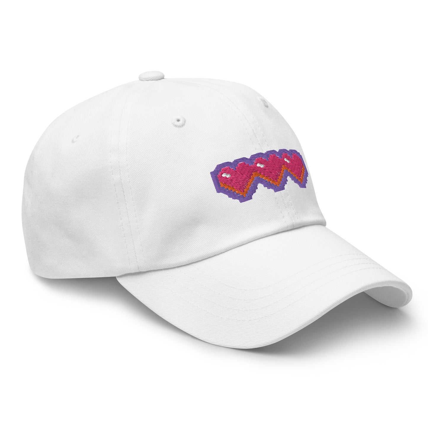 Pixel Hearts Dad Hat