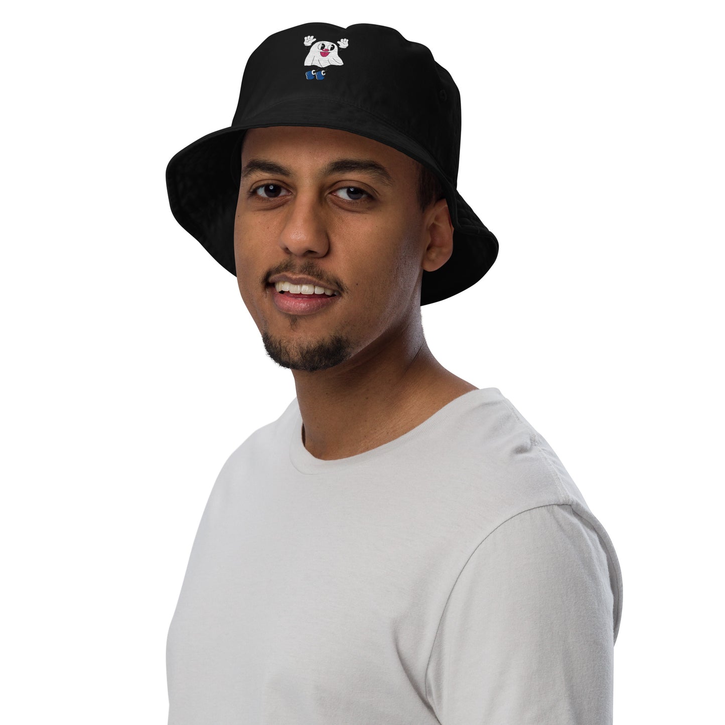 Boo! Ghost Organic Bucket Hat