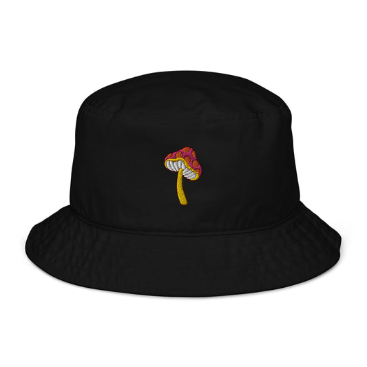 Funky Mushroom Organic Bucket Hat