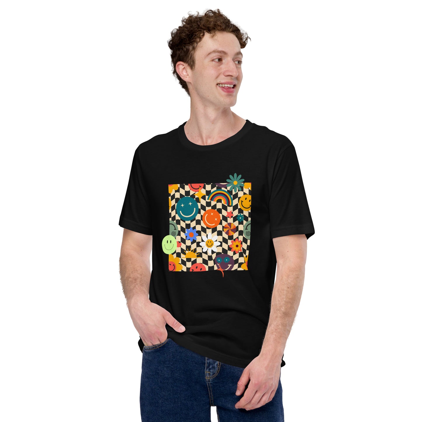 Groovy Trippy Vibe Unisex T-Shirt