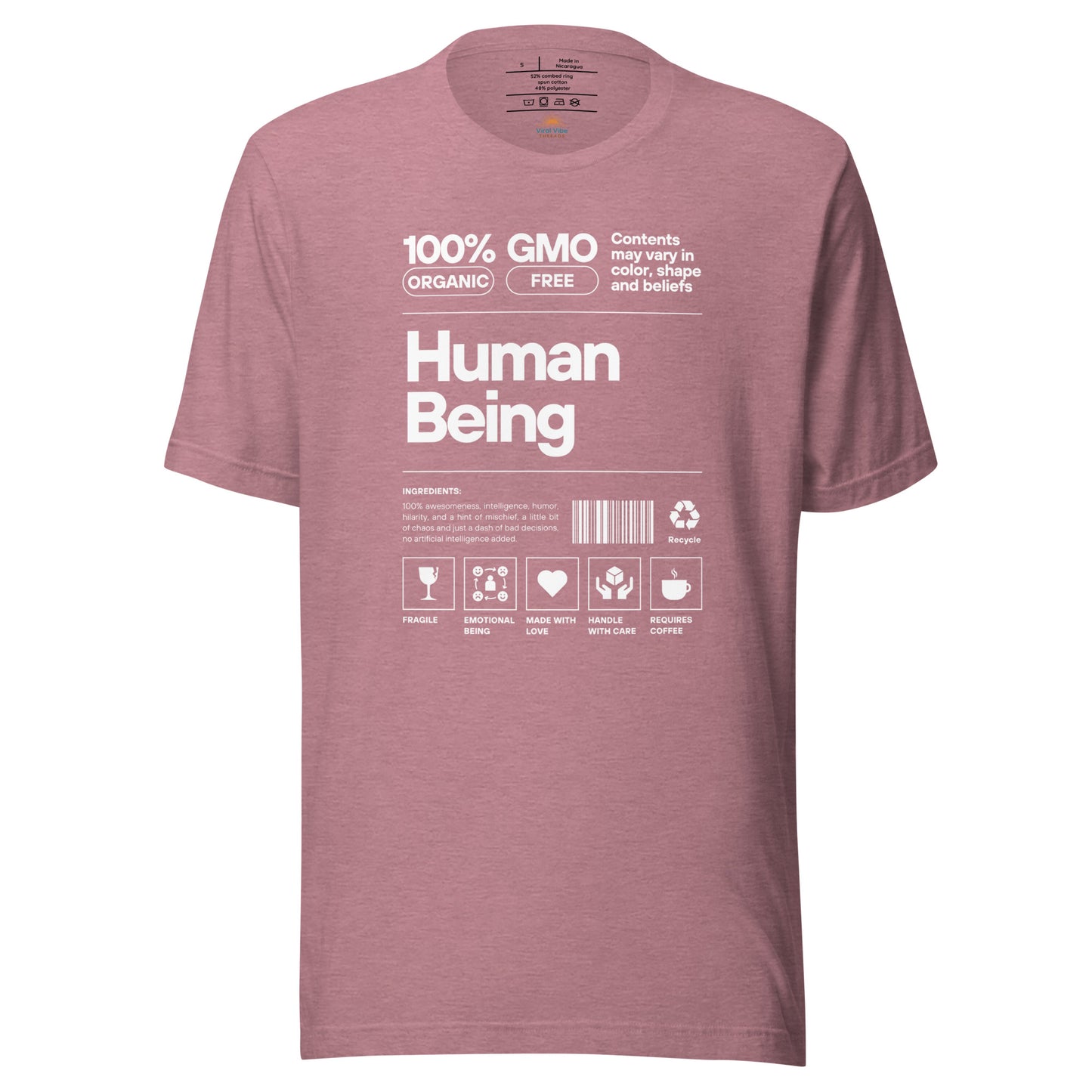 100% Human Being Unisex T-Shirt