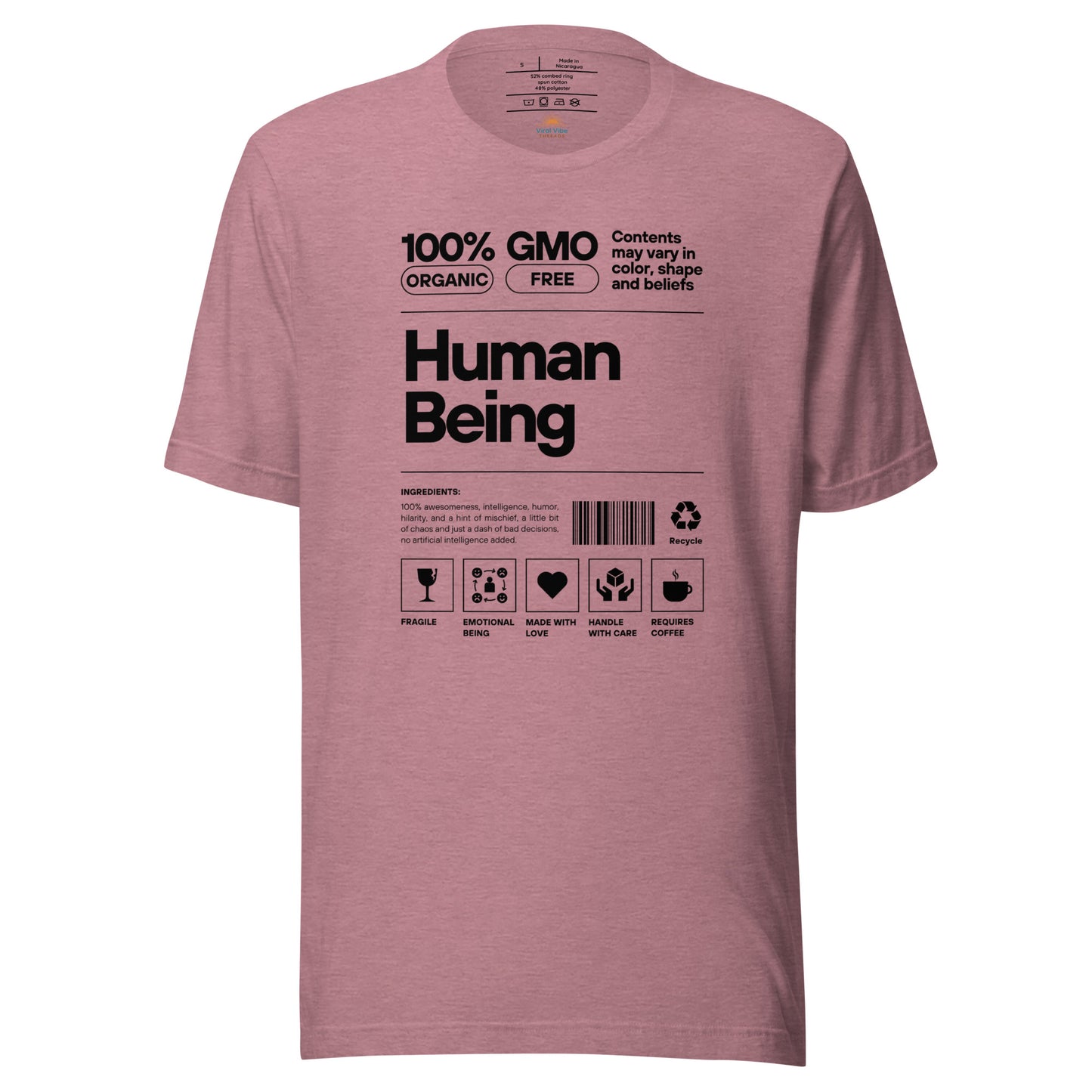 100% Human Being Unisex T-Shirt